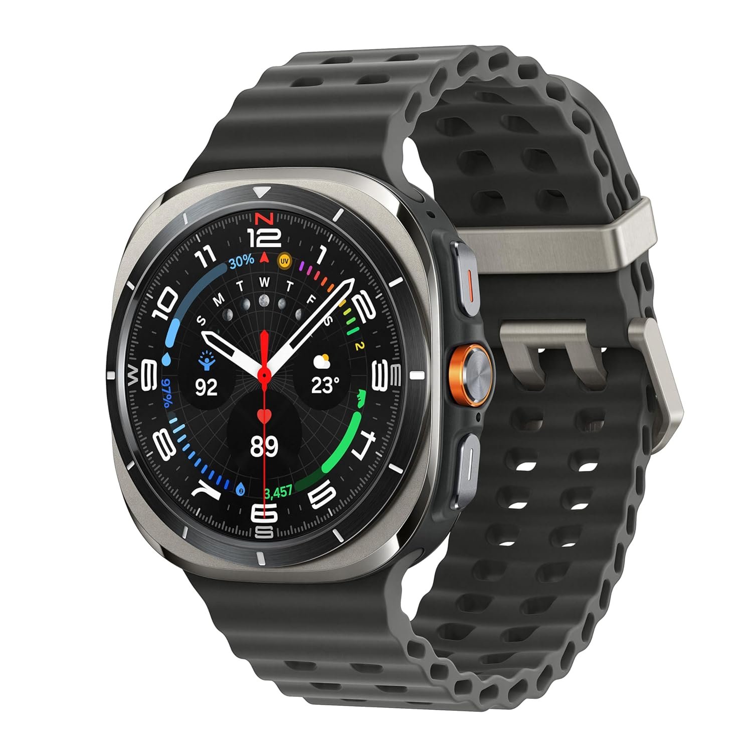 Samsung Galaxy Watch Ultra (47mm, LTE, Silver) with Upto 100h battery | 3nm Processor
